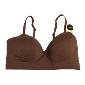 Truekind Supportive Comfort Wireless Shaping Bra Brown M